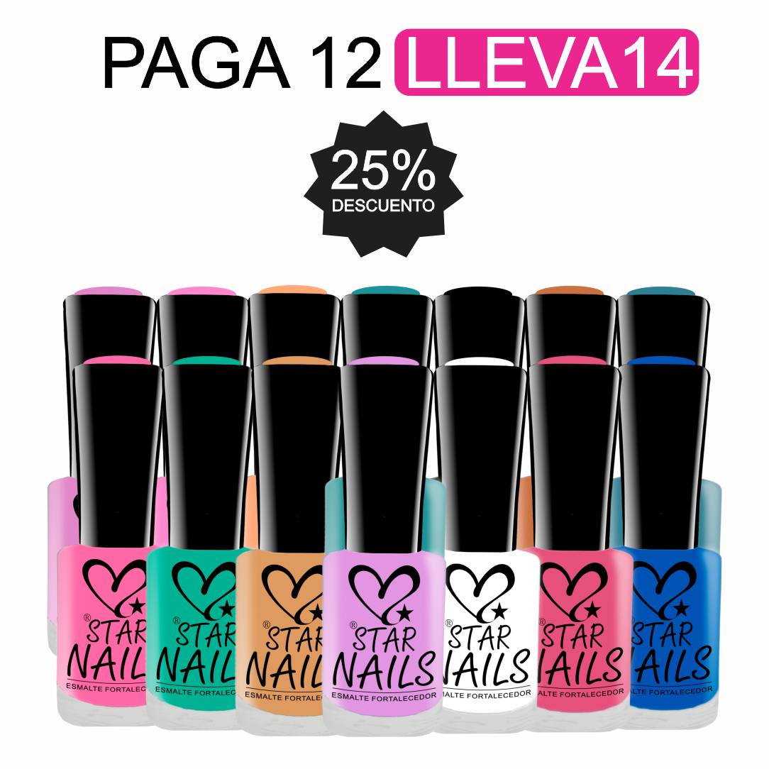 4. ⭐ Paga 12 Lleva 14 Esmaltes