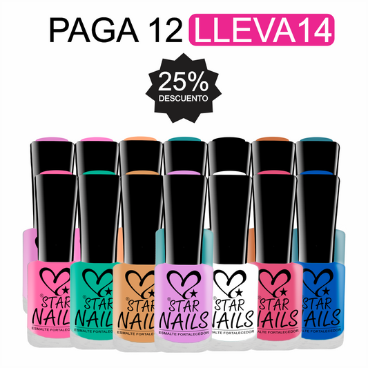 4. ⭐ Paga 12 Lleva 14 Esmaltes